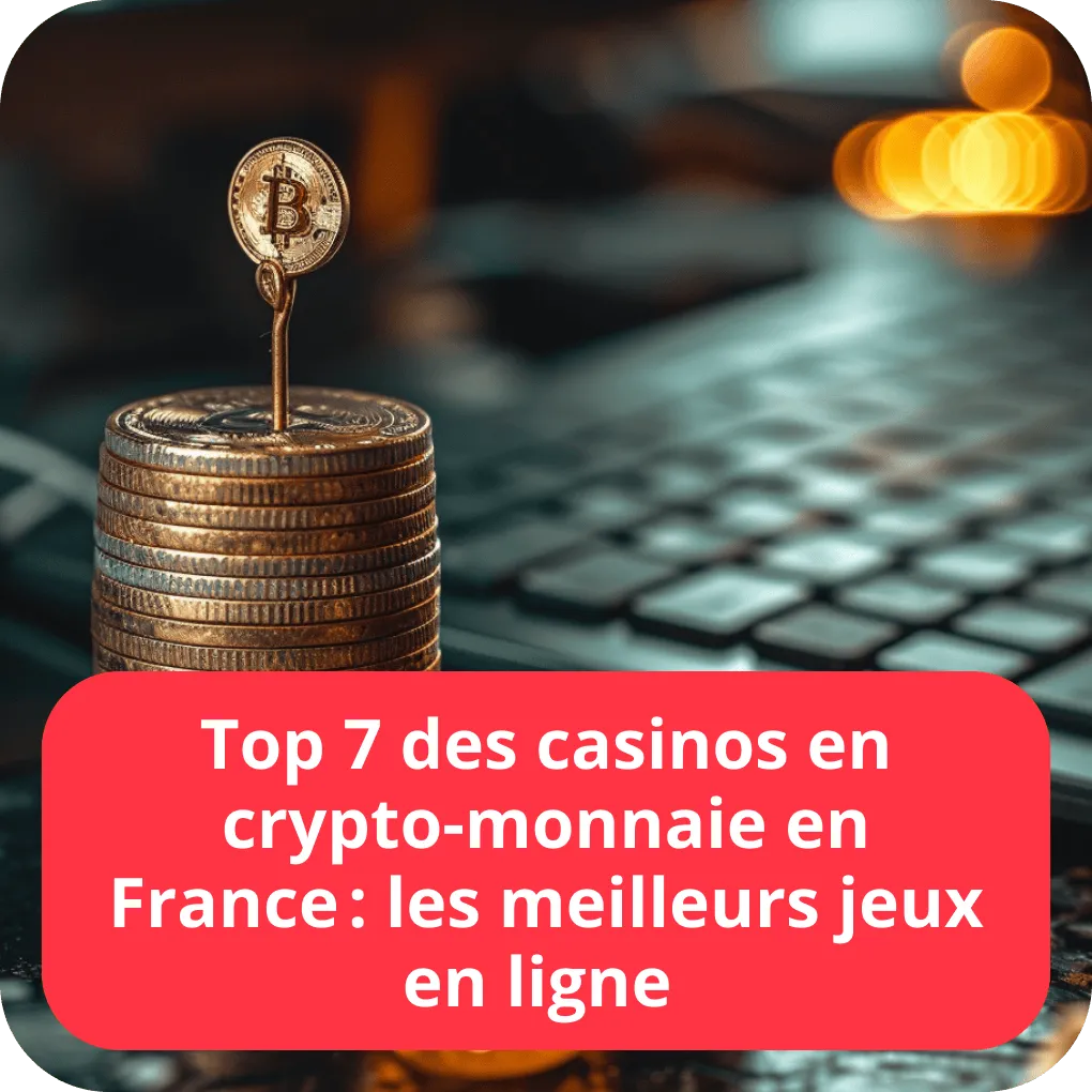 Top 7 des casinos en crypto-monnaie en France : les meilleurs jeux en ligne 