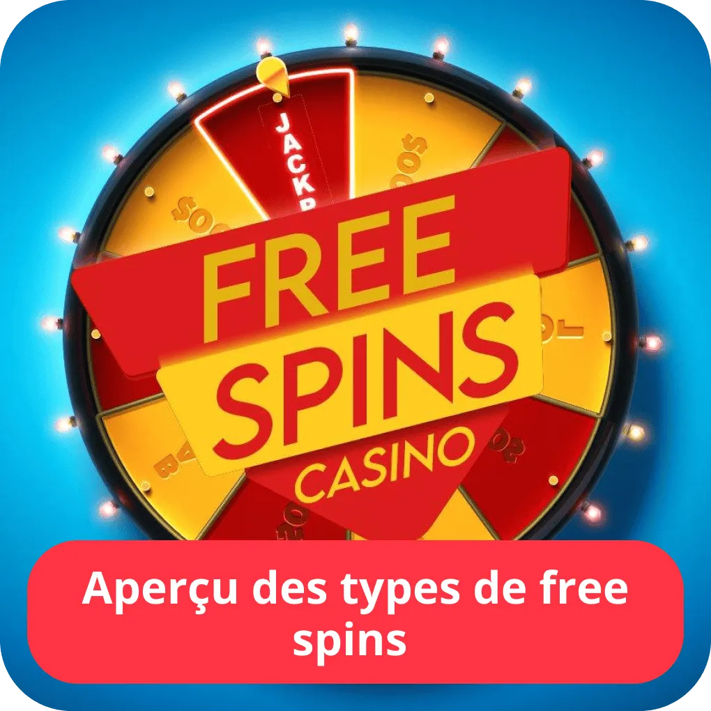 Aperçu des types de free spins 